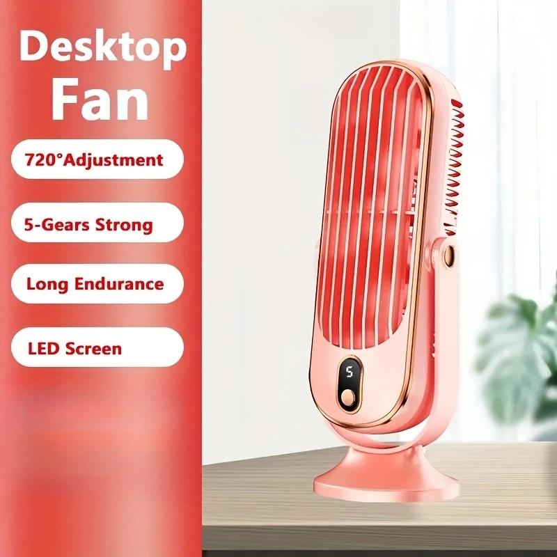 Xiaomi Small Household Air Conditioner, 5-Speed Air-Cooled Fan, Portable USB Fan for Office and Camping,
