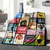 Dachshundthemed Home Customize Your Name Blankets Featuring Cozy And Soft Fabric Lightweight And Versatile For All Seasons Perfect For Picnics Couches