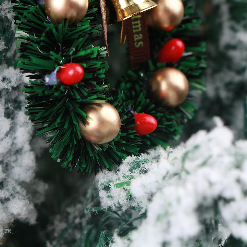1Pc Miniature Wreath Doll House Christmas Tree Wall Baking Dollhouse Accessories