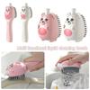 Cartoon Liquid Shoes Brush Soft Bristled Large Capacity Laundry Brush Press Type Add Liquid Cleaning Brush