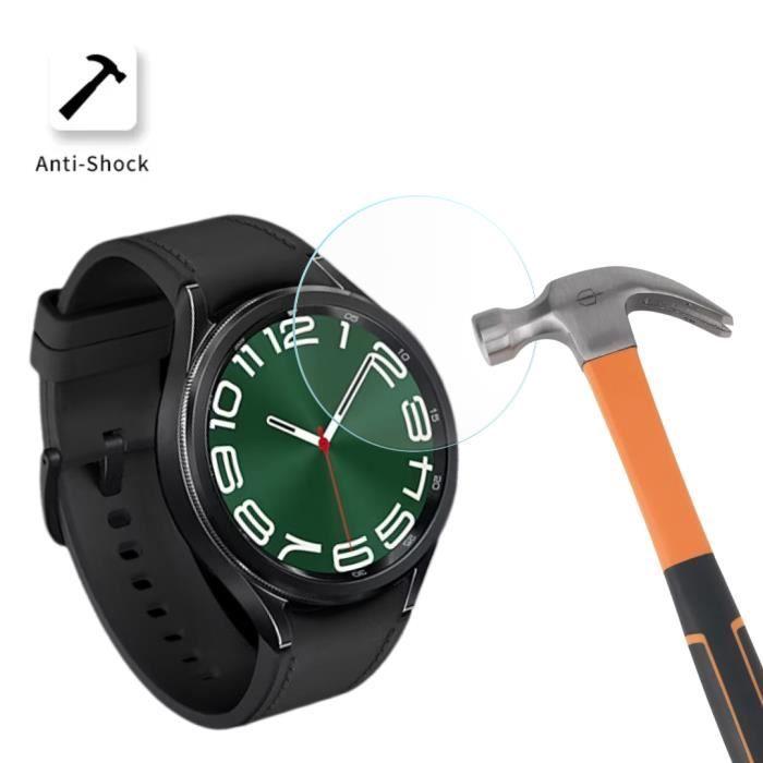 Tempered Glass for Samsung Galaxy Watch 6 CLASSIC 47mm [Pack of 2] Phonillico® Anti-Scratch Watch Screen Protector