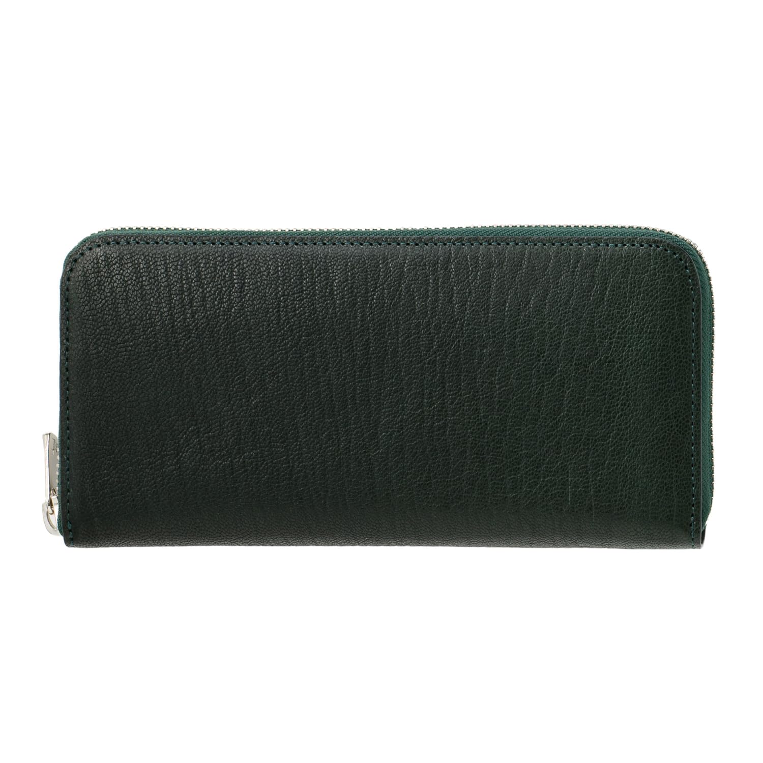 

Milagro Himeji Goat Leather Zip-Around Long Wallet (Himeji Leather Genuine Goat Leather Men s Large Capacity) EA-MI-200 (Green)