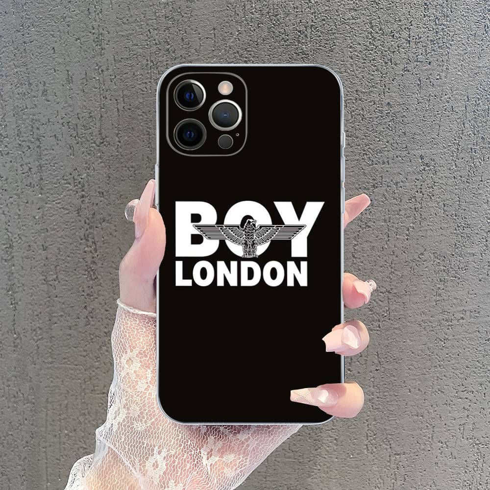 Fashion Brand B-Boy L-London Transparent Soft Phone Case For IPhone 15 12 14 16 17 13 Plus 11 Pro Max 13 Pro