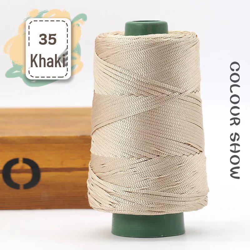 Lightweight Mercerized Cotton & Linen Thread for Hats, Shoes, Bags, Cushions. Perfect for Handmade Crafts with Upgraded Silk Line.