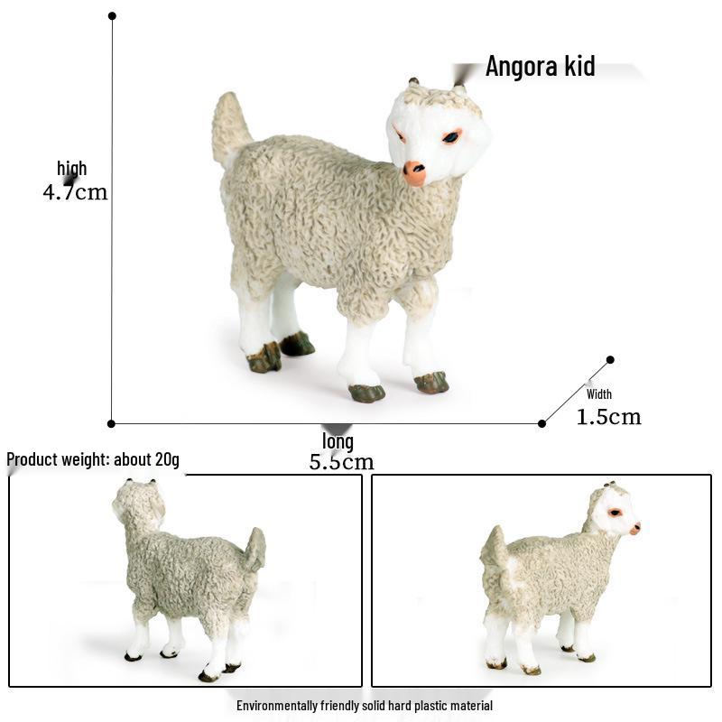 Children's Cognitive Animal Model Toy - Donkey Foal & Zebra Ornament