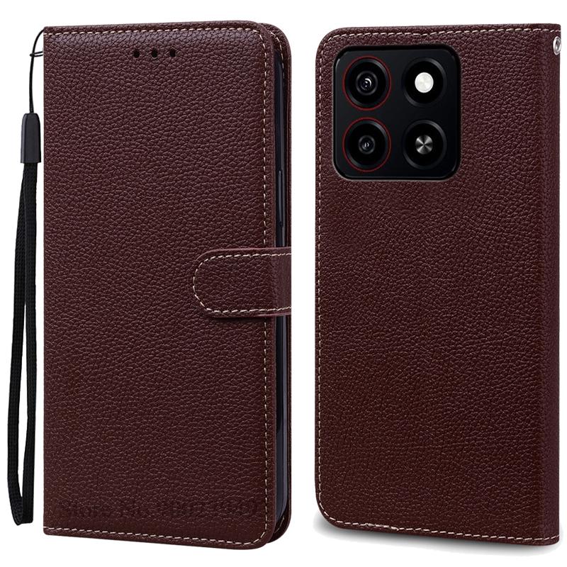 For ZTE Blade A35 Back Cover Phone Case For ZTE Blade A35 Case Soft Silicone Wallet Leather Flip Cover For ZTE Blade A35 Fundas
