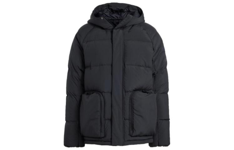 Adidas Down Jackets Men s Black Hooded Moderate HG8581 L