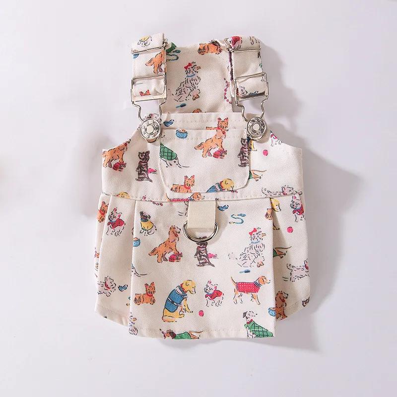 

Осень-зима Собака Принцесса Мультфильм Милые Собаки Граффити Тяговые Ремни Юбка Кошка Юбка Домашние Собаки Одежда Одежда Для Щенков Платья XXL