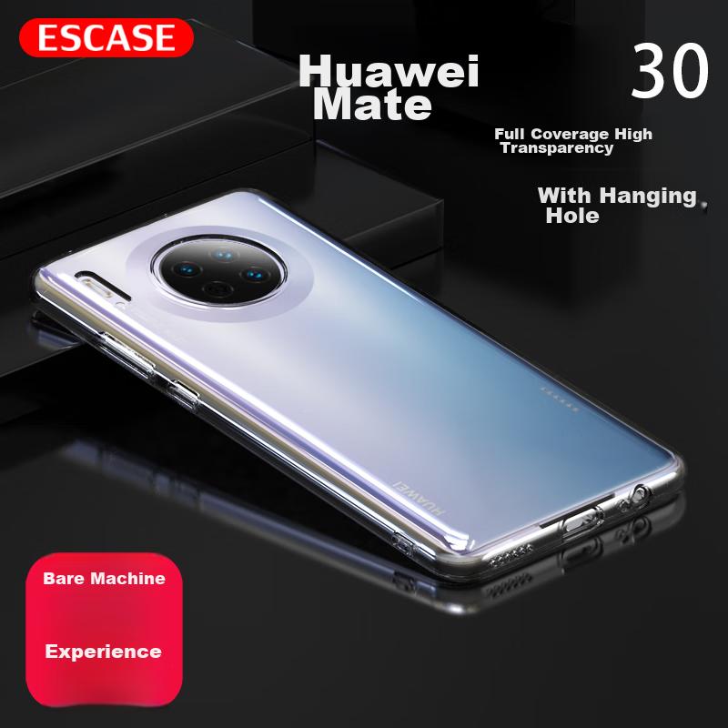 Huawei Mate 30 Phone Case/Protective Cover, Shockproof Full Coverage Soft Case Silicone (With Lanyard Hole), Simple Protective Cover Transparent