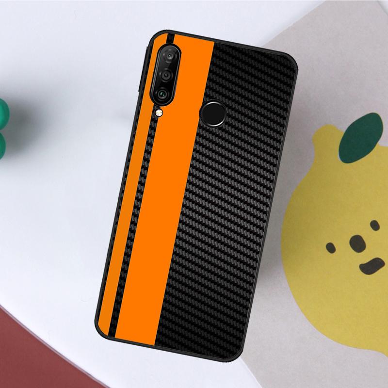 Car Carbon Fibre Pattern Case For Huawei P40 P30 Lite P20 P60 Pro Nova 9 SE 10 11i 8i 7i 5T Y60 Y61 Y70 Y90 P Smart