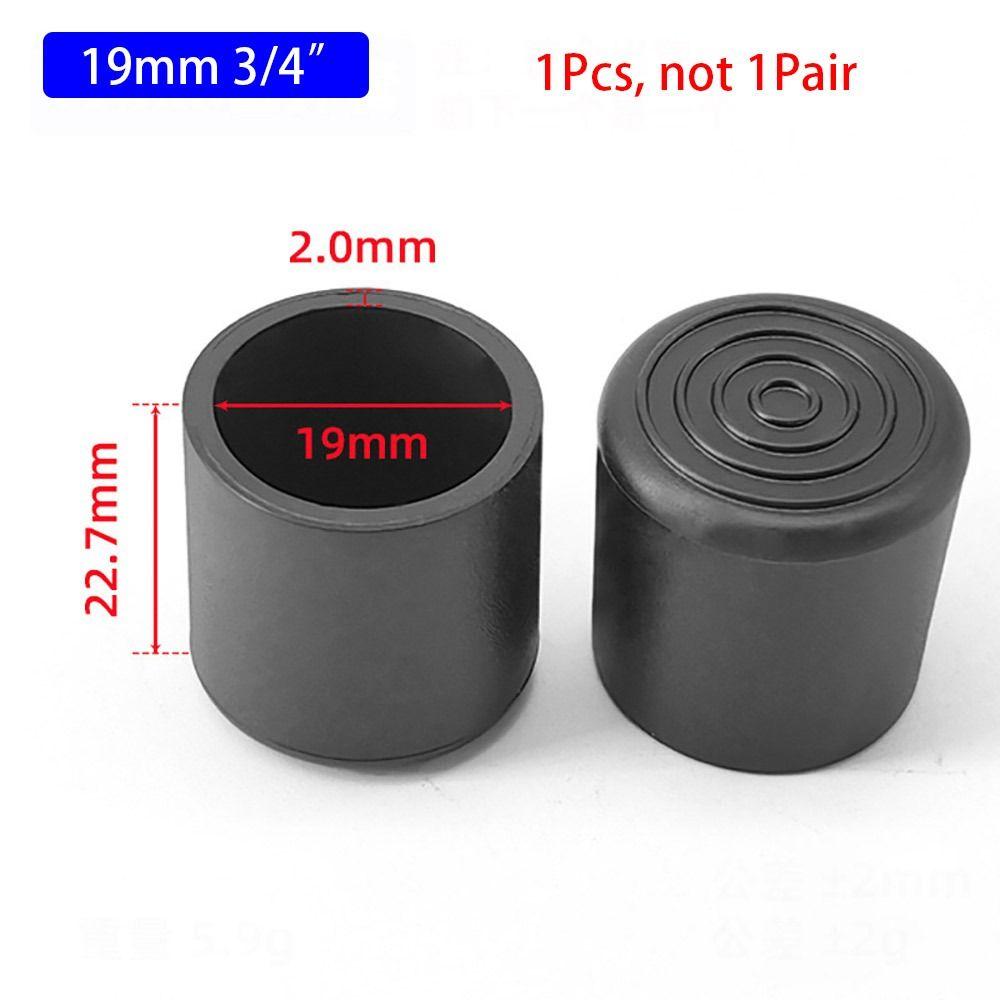 1Pcs Table Bottom Cover Round Tube Plug Furniture Feet Tubing End Covers New Chair Leg Caps