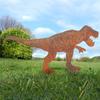 M-Modern-Metal Dinosaur Fence Post Topper,Dinosaurs