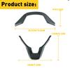 1Set Car Steering Wheel Cover Trim Carbon Fiber Style for 2018-2022 Honda Accord Car Steering Wheel Decoration Cover Accessories