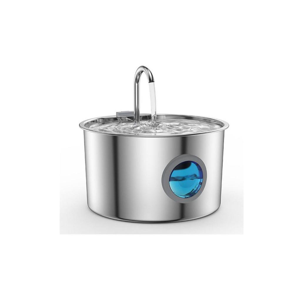 Stainless Steel Pet Water Fountain – Automatic Circulating Dispenser for Cats and Dogs