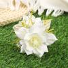AWAYTR Artifial Colorful Peony Hair Claws Plastic Floral Hair Clips Crab For Girl Gift Hair Accessories Valentine Headwear