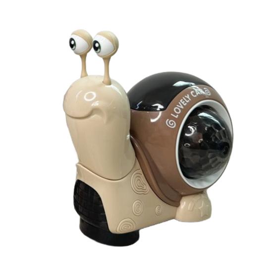 Electric Walking Crab Toy with LED Light Music Toddlers Snail Hermit Crab Crawling Toy Baby Tummy Time Interactive Animal Musical Toy