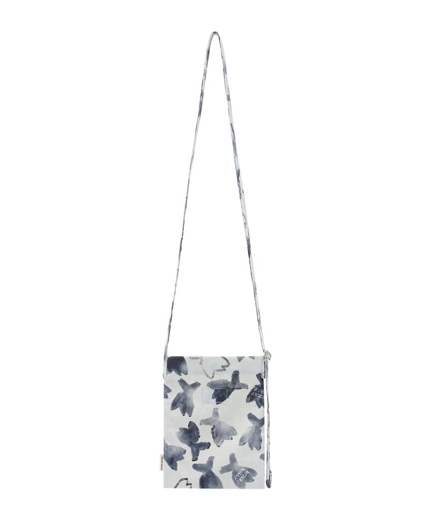 Wacky Willy Graphic Pattern Pouch Navy