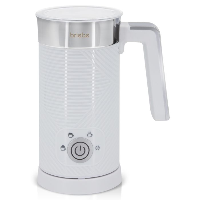 Elegance Mousseur À Lait Électrique, Réchauffeur Mousseur Froid/Chauffant 130ml Briebe MF1172WHT 500W Blanc 04124