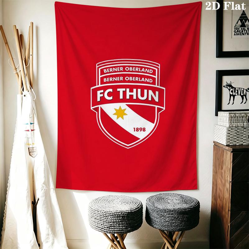 Fc Thun Wall Tapestry Aesthetic Wall Hanging Printed Fabric Blanket Decorative Tapestries for Bedroom Living Room Home Decor