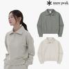 Women S Land Half Zip Semi Crop SweatShirt S24Swfzt51
