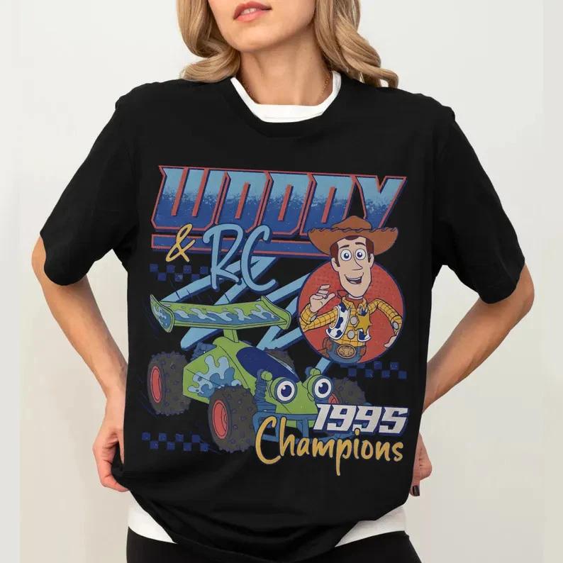 Dissney Pixar Toy Story Woody Buzz Rex Hamm T Shirt Unisex 9 S