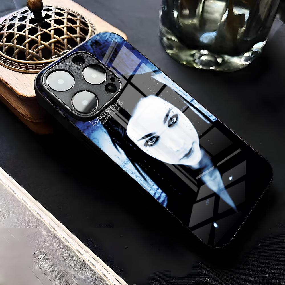 E-Evanescence Amy L-Lee Phone Case For IPhone 17 Air 16 E Pro Max 15 14 13 Mini 12 Pro 11 Max Plus Black Glass Cover