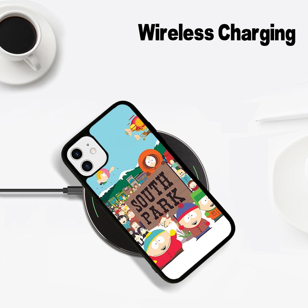 Cartoon Funny S-South-P-Park Phone Case Magesafe Magnetic Wireless Charge Case For IPhone 16 11 12 13 14 15 Pro Max Plus Mini