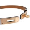 HERMES H069853CD01 cinturón blanco Epsom Mujer