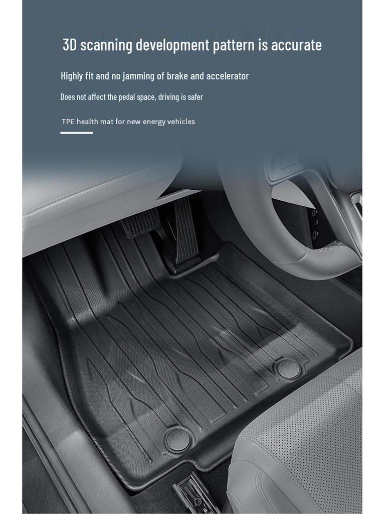 Custom TPE Floor Mats & Eco-Friendly Trunk Mats for BYD Qin L DM-i (24 Model).