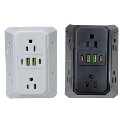 Outlet Extenders Surges Protectors Multifunctional Wall Outlet Overloads Protecting for Home And Office Use 110V