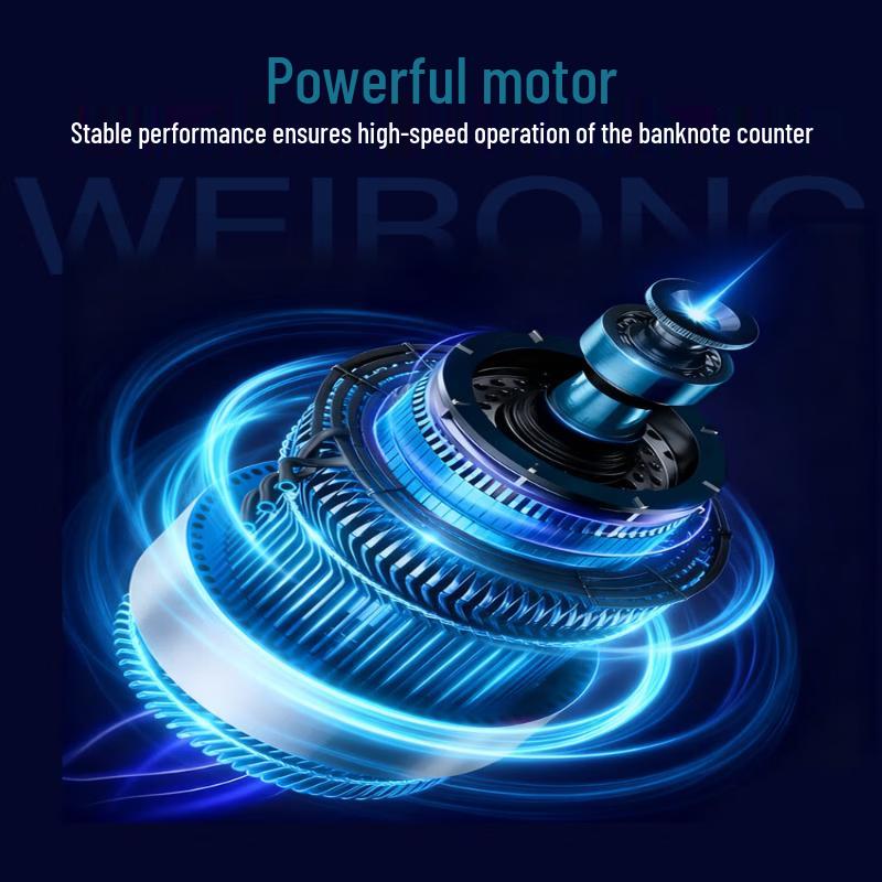 Weirong WR-I3 B-Class Intelligent Bill Counter CN Plug (adapter Included)