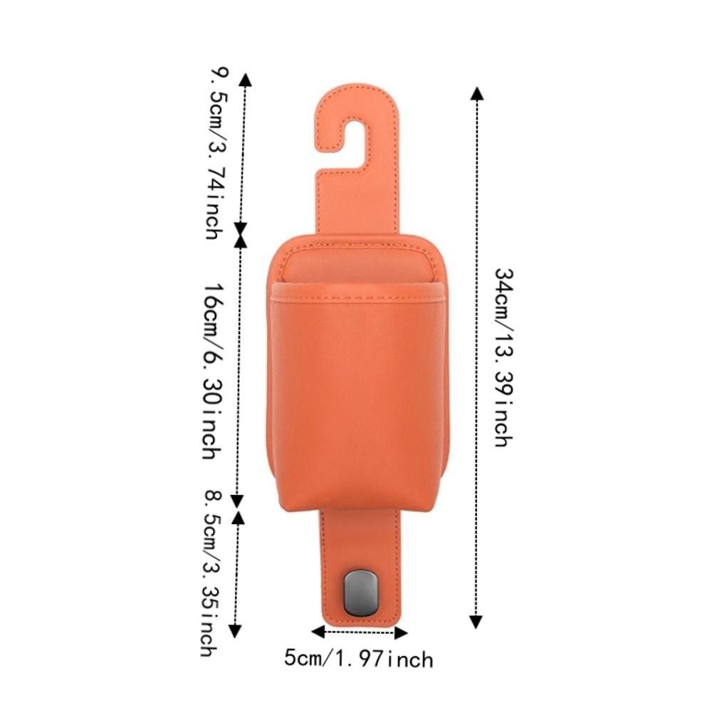 Multi-Functional Headrest Hanger Metal Hook Backseat Organizer 2 in 1 Car Seat Hook Car Interior