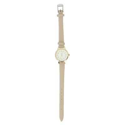 Fieldwork Analog Watch with Barrette, Faux Leather, JN049-2, Gray