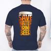 Fashion Funny Letter Wine Glass Beer Graphic Print Men's and Women's Tees Top Summer Street Short Sleeve Casual Outdoor Men's Clothing