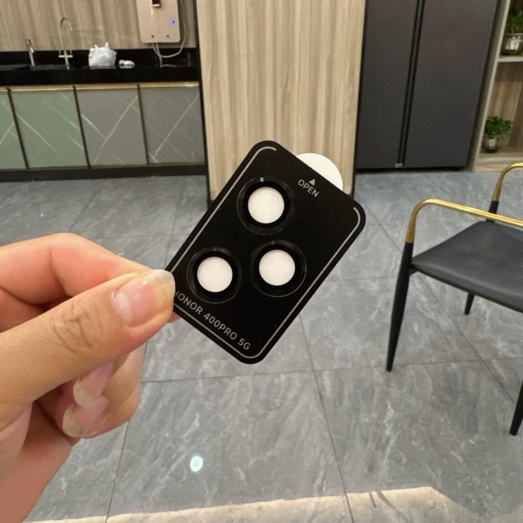 For Honor Magic V Flip 2 Metal Ring Tempered Glass Camera Lens Protector For Honor 400 Pro Lite Positioning Protective Lens Film