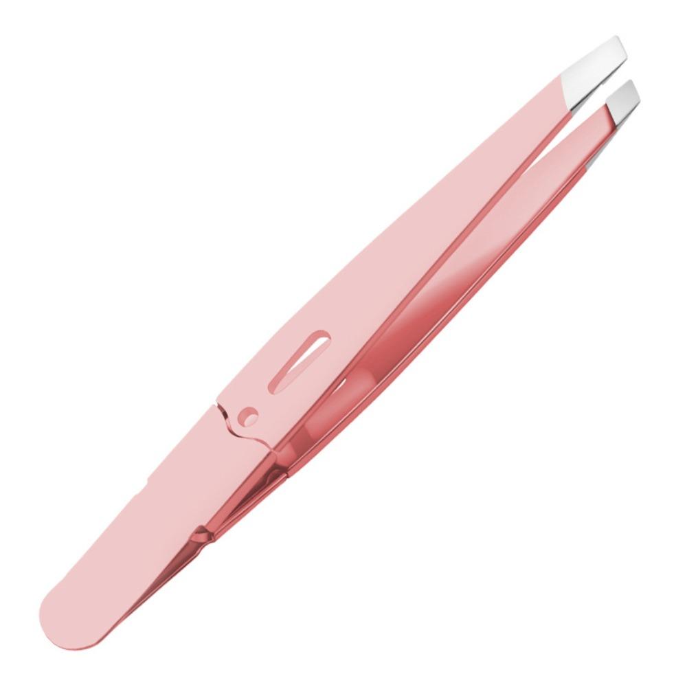 2PCS Stainless Steel Eyebrow Tweezer Colorful Multi-purpose Eyelash Extension Clip Makeup Tools Hairs Puller Facial Care