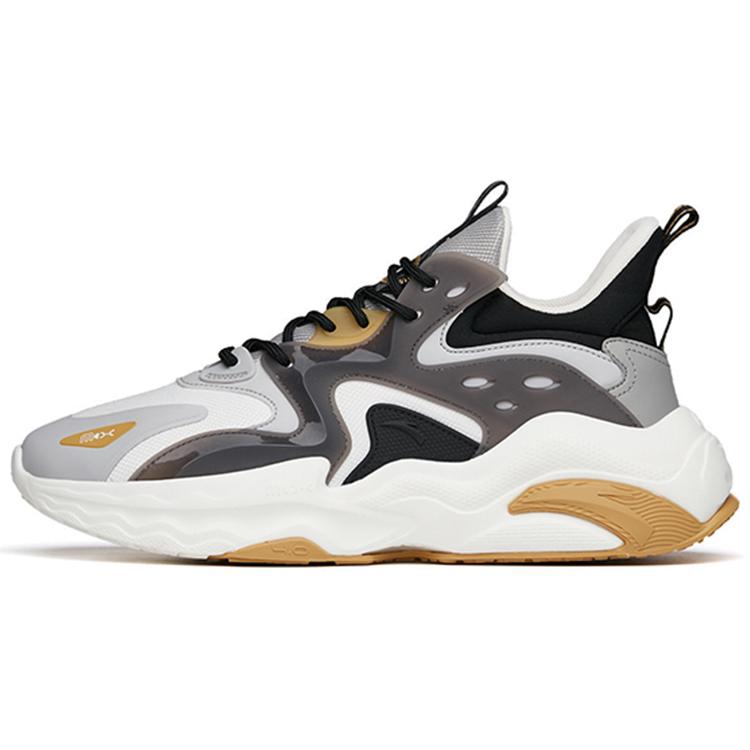 

Anta Mix 4.0 MIX4.0 Anti Slip And Wear Resistant Coverage Support Low Top Sports Casual Shoes White Gray 40.5