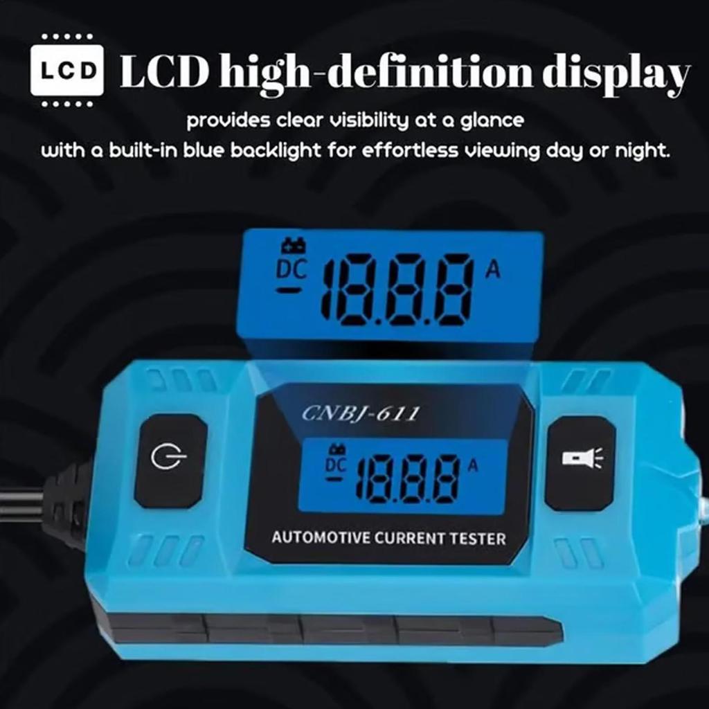 Automotive Circuit Tester Car Relay Voltage Tester Portable Auto Current Detector For Automotive Industry Commercial Truck