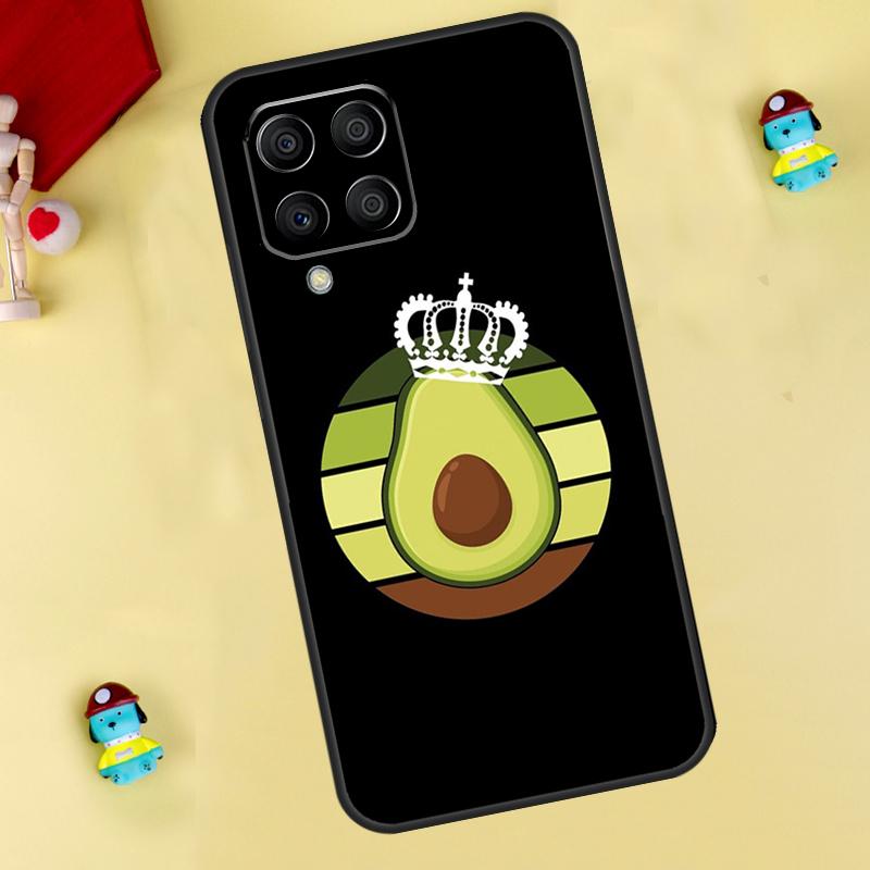 Süße Cartoon-Avocado Fitness-Hülle für Samsung Galaxy M35 M55 M15 M11 M12 M13 M14 M06 M16 M36 M56 M31 M53 M32 M52 M34 M54