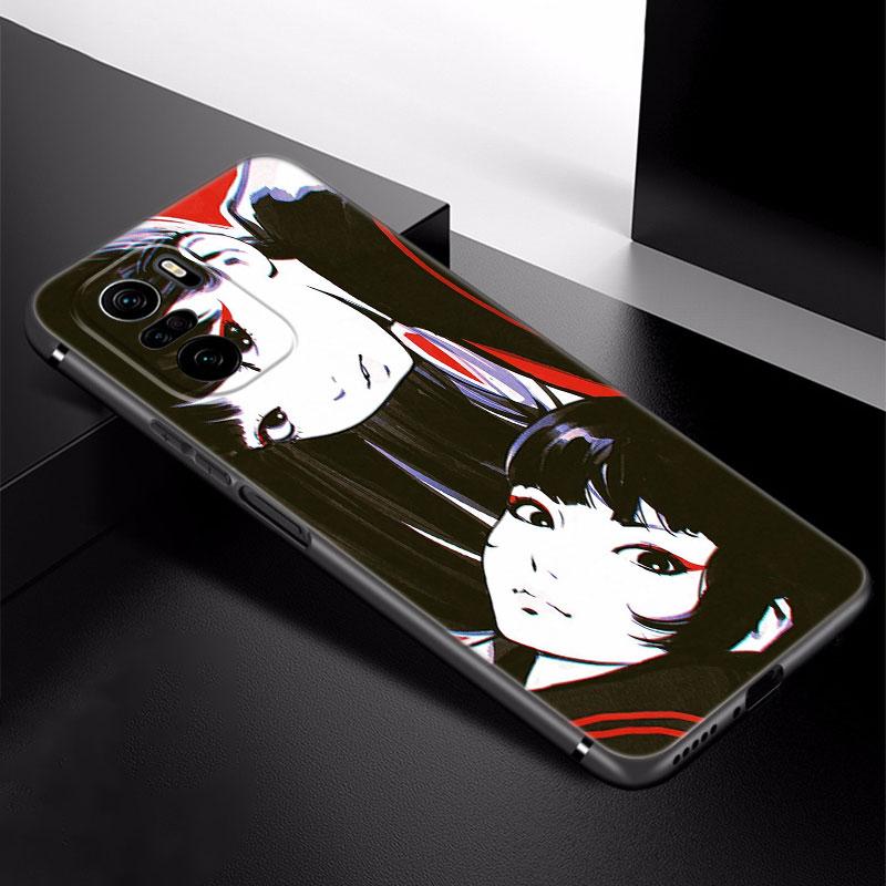Anime-Telefonhülle im japanischen Stil für Xiaomi Redmi Note 5 6 9T K20 K40 K50 Pro 7A 8A 9A 9C 9i 10A 10C A1 S2, weiche schwarze TPU-Abdeckung