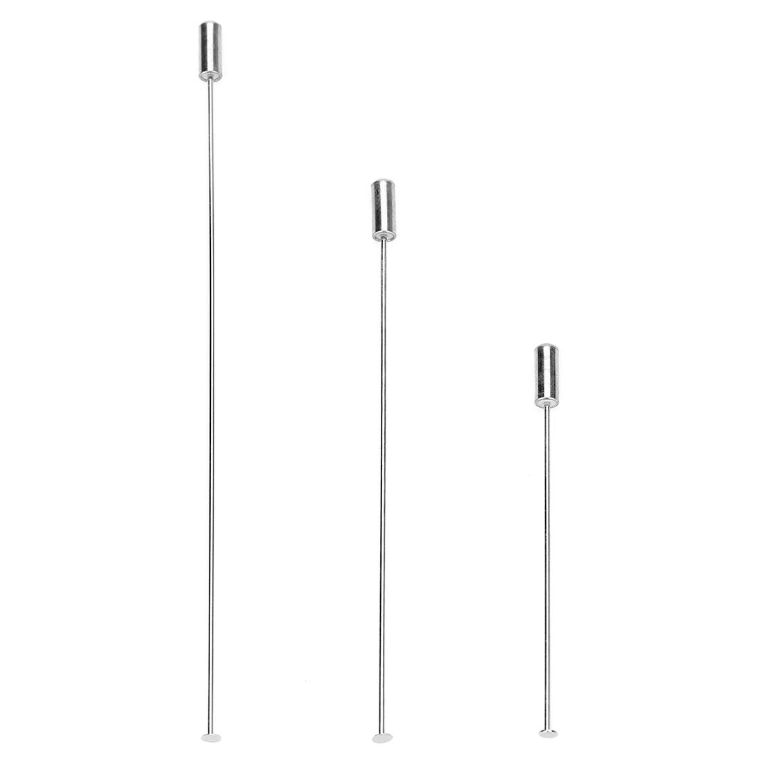 

10pcs 60/90/120mm Brooch Needle Flat Head Rhodium Pins With Stopper Safety Pins For Jewelry Finding DIY Clothing Brooch Findings 60mm