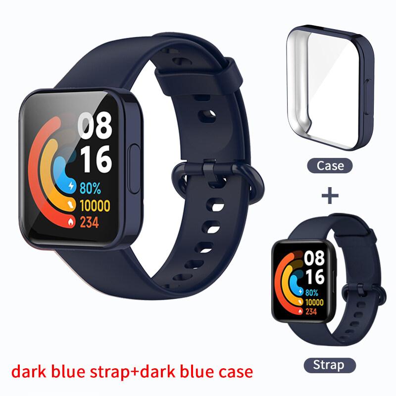 Armband + Hülle für Redmi Watch 2 Lite Smart Band Schutzhülle Silikon Armband Armband Band für Redmi Watch2 Lite Zubehör