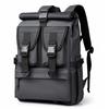 Fashionable and Personalized Backpacks for Travel and Leisure, Leather Workwear, Roll-up Backpacks, and Trendy College Student Schoolbags