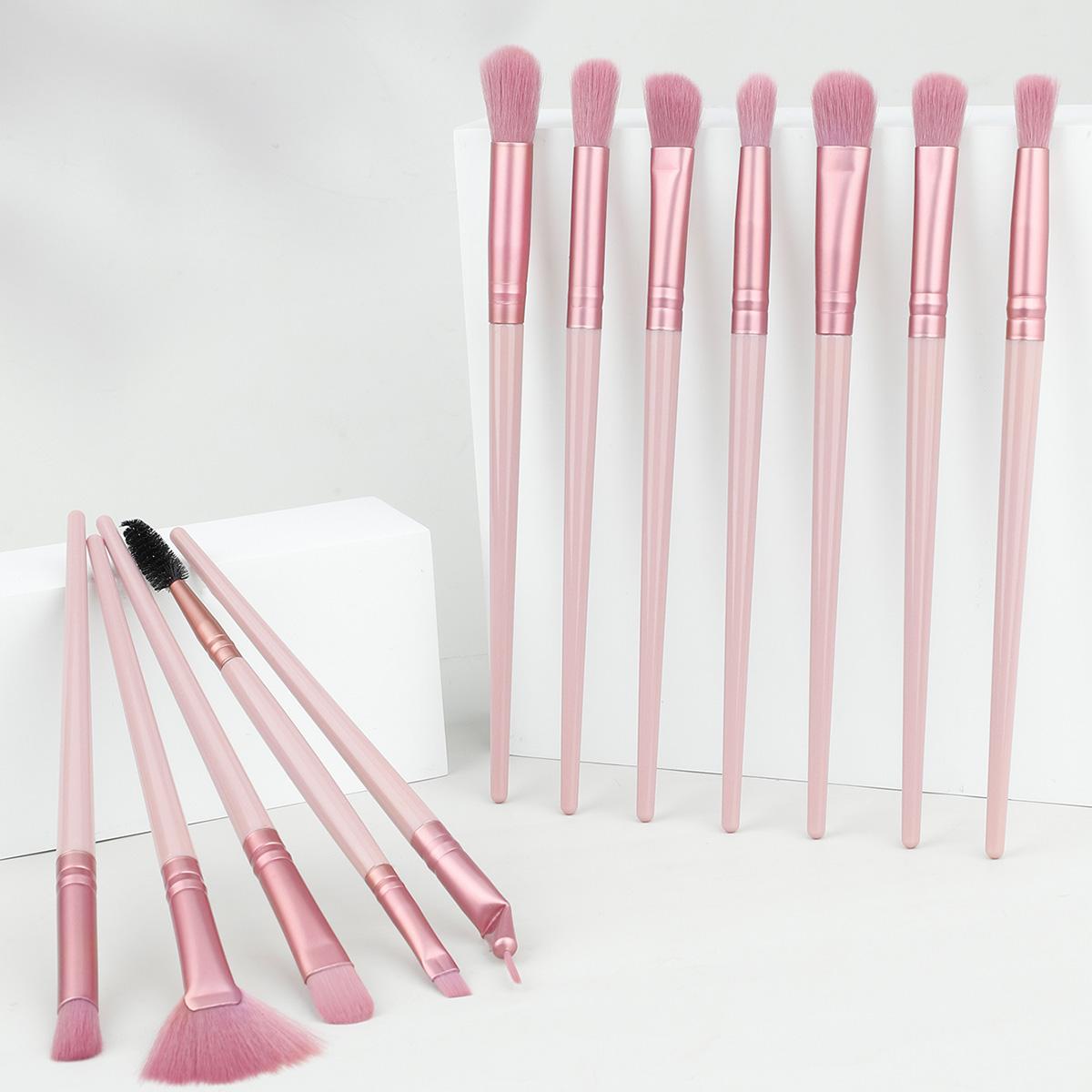 

12Makeup Brush Set Eyes Eye shadow brush Eyeliner Brush Eyebrow brush Blending brush Fan brush Makeup Tools