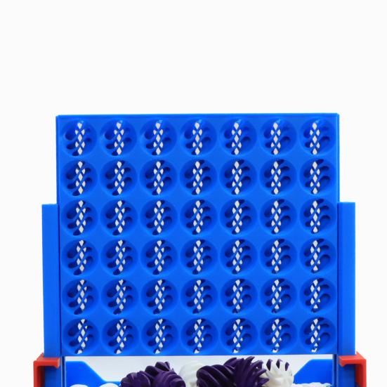4-In-A-Row Board Game with 3D Printed Spiral Chess Connecting Four Strategy Game Parent-child Interactive