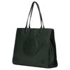 Tory Burch Ella Logo Magnetic Closure Fabric And Faux Leather Tote Bag Women Tote Bags Basil-Green 87116-312