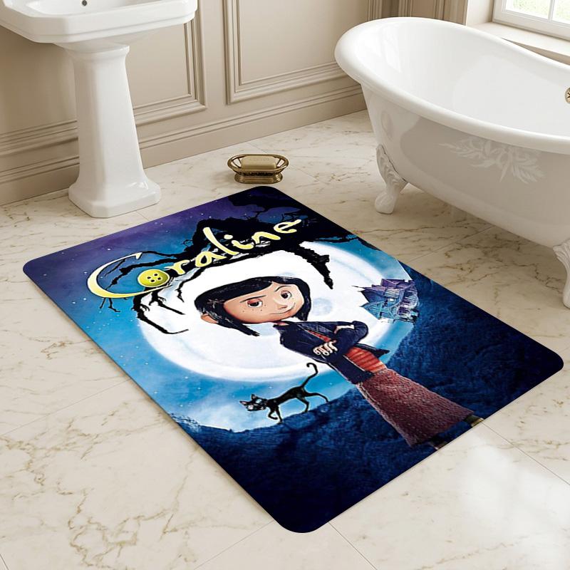 Coraline World Living Room Nonslip Area Rug Soft Carpet For Bedroom Game Playroom Sofa Office Home Decor Doormat Christmas Gift C9302113