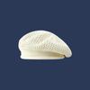 New Korean Hollow Solid Color Knitted Beret Hat For Women Summer Breathable Weave Painter Hats All-Match Trend Flat Cap Artists