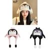 Penguin Plush Beanie Cap For Winter Outdoor Cold Weather Protection