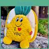 Adorable Pineapple Turtle Plush Backpack For Girls Cute Childrens Daycare Bag